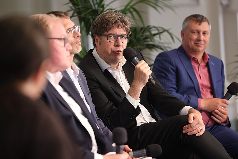 Michael Kellner, Bündnis 90/Die Grünen-Bundestagsfraktion, bei der BBH-Jahreskonferenz 2025