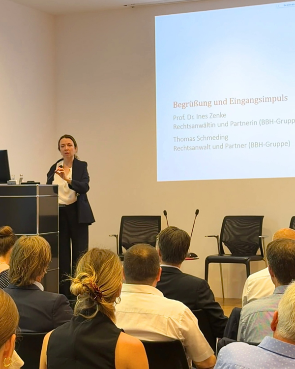 Cyberkonferenz Begrüßung durch BBH-Partnerin Prof. Dr. Ines Zenke