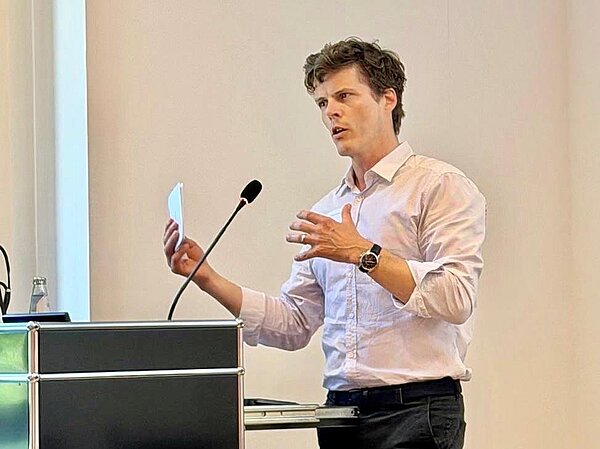 Klaus Mochalski, Geschäftsführer der Rhebo GmbH auf der Cyberkonferenz